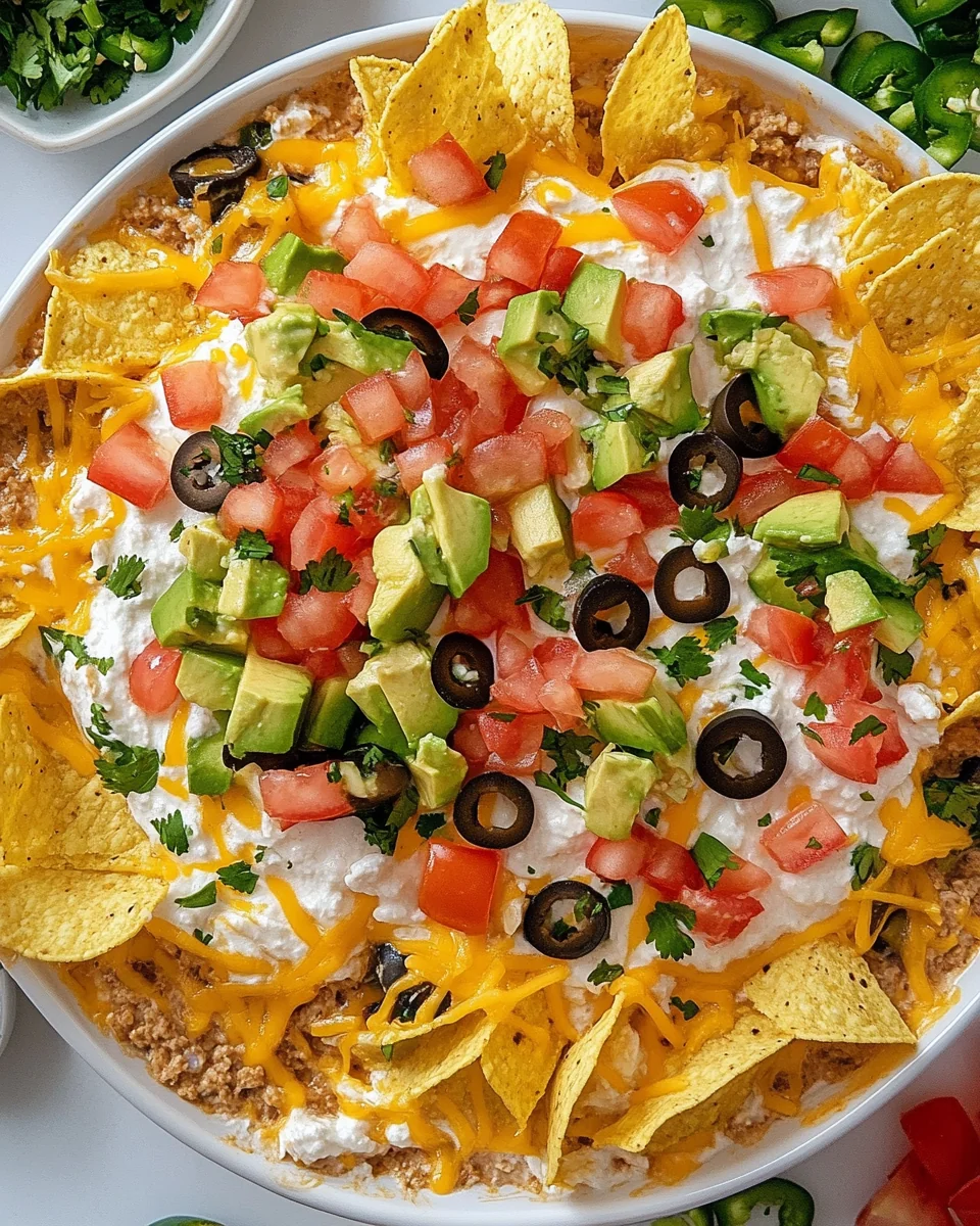 Homemade Cottage Cheese Taco Dip Delight - additional image