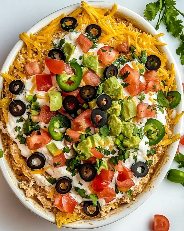 Homemade Cottage Cheese Taco Dip Delight