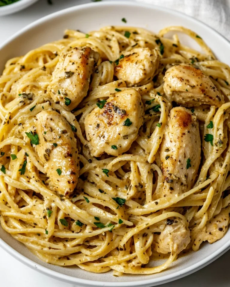 Savory Cowboy Butter Chicken Linguine Delight