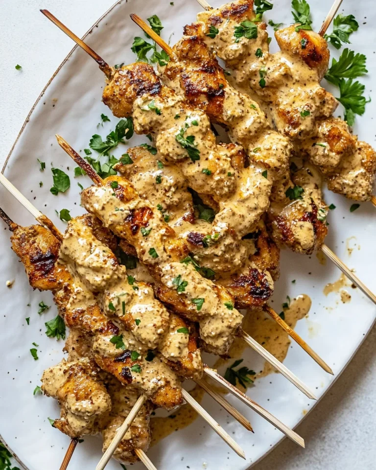 Savory Cowboy Butter Chicken Skewers