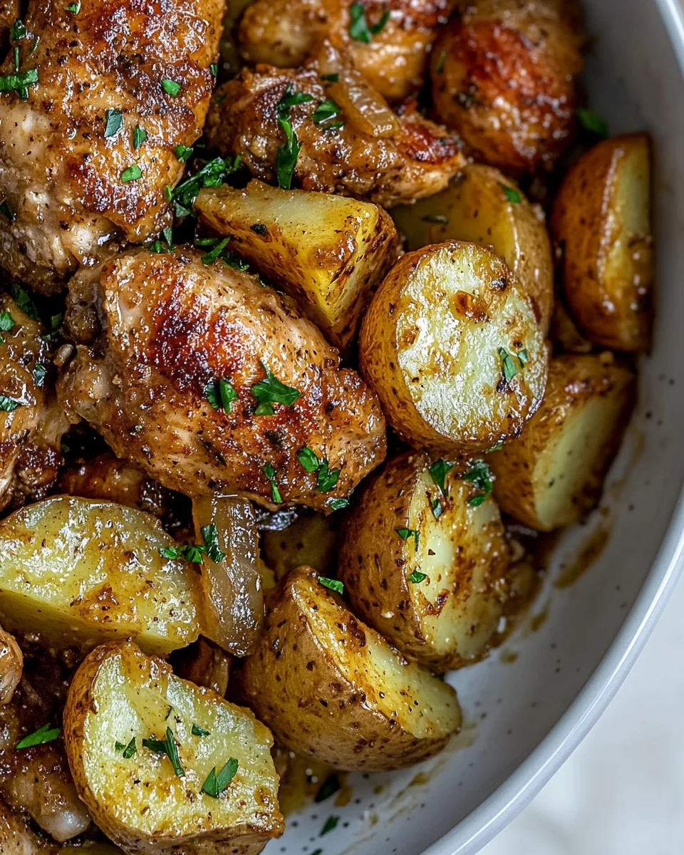 Savory Cowboy Butter Chicken and Potatoes One-Pan Meal - additional image