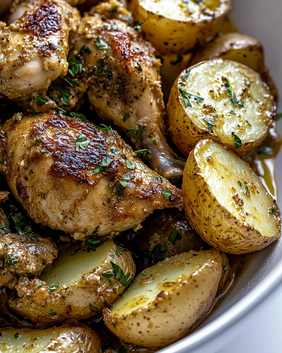 Savory Cowboy Butter Chicken and Potatoes One-Pan Meal - additional image