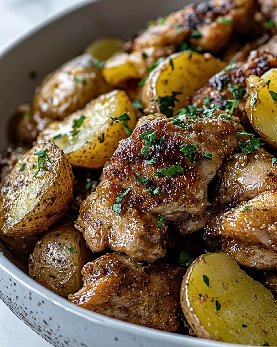 Savory Cowboy Butter Chicken and Potatoes One-Pan Meal - additional image