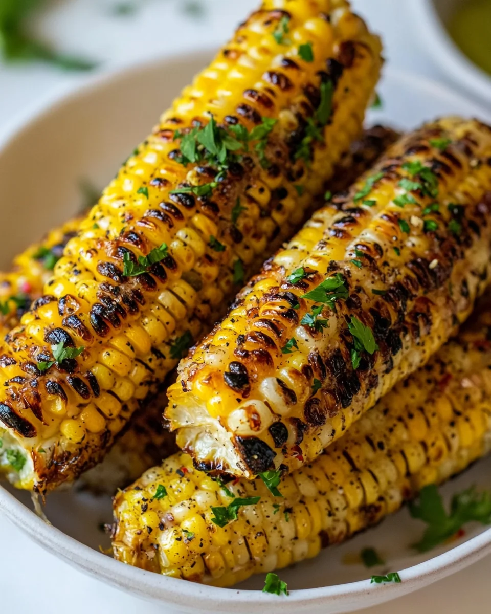 Savory Cowboy Butter Roasted Corn Recipe - additional image