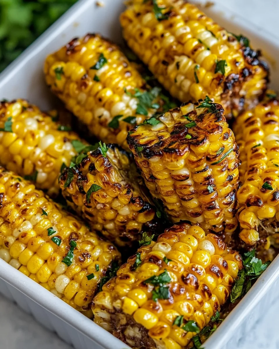 Savory Cowboy Butter Roasted Corn Recipe - additional image
