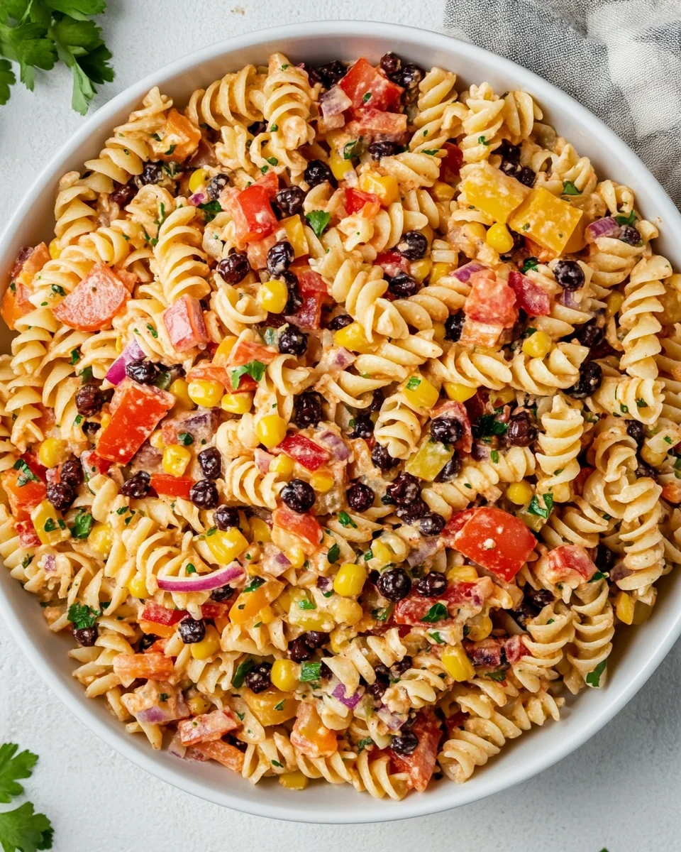 Fresh Cowboy Caviar Pasta Salad - additional image