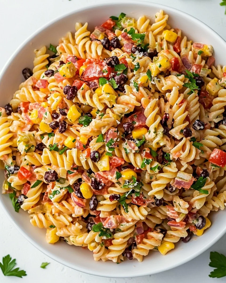 Fresh Cowboy Caviar Pasta Salad - additional image