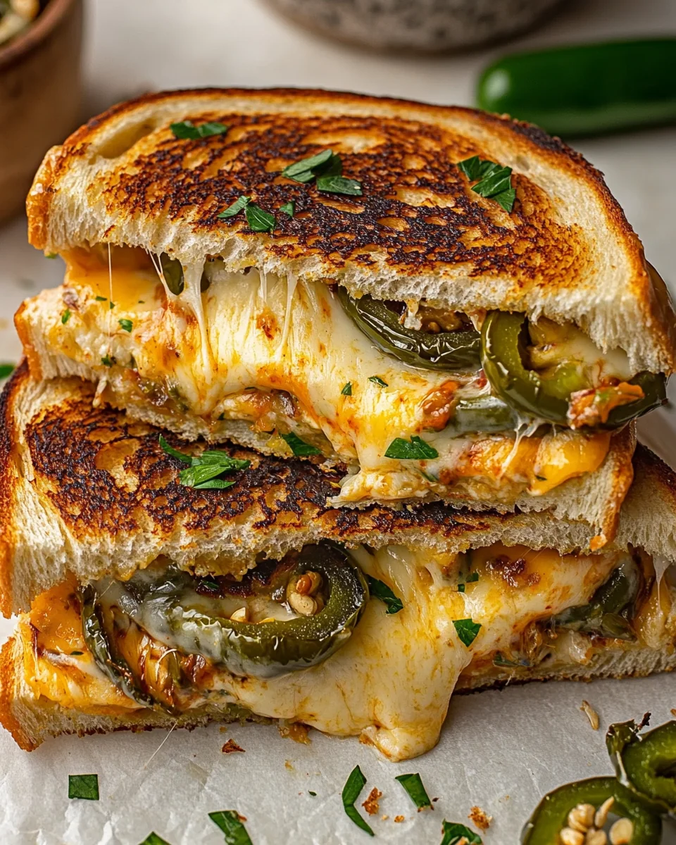 Savory Cowboy Jalapeño Popper Grilled Cheese Sandwich - additional image