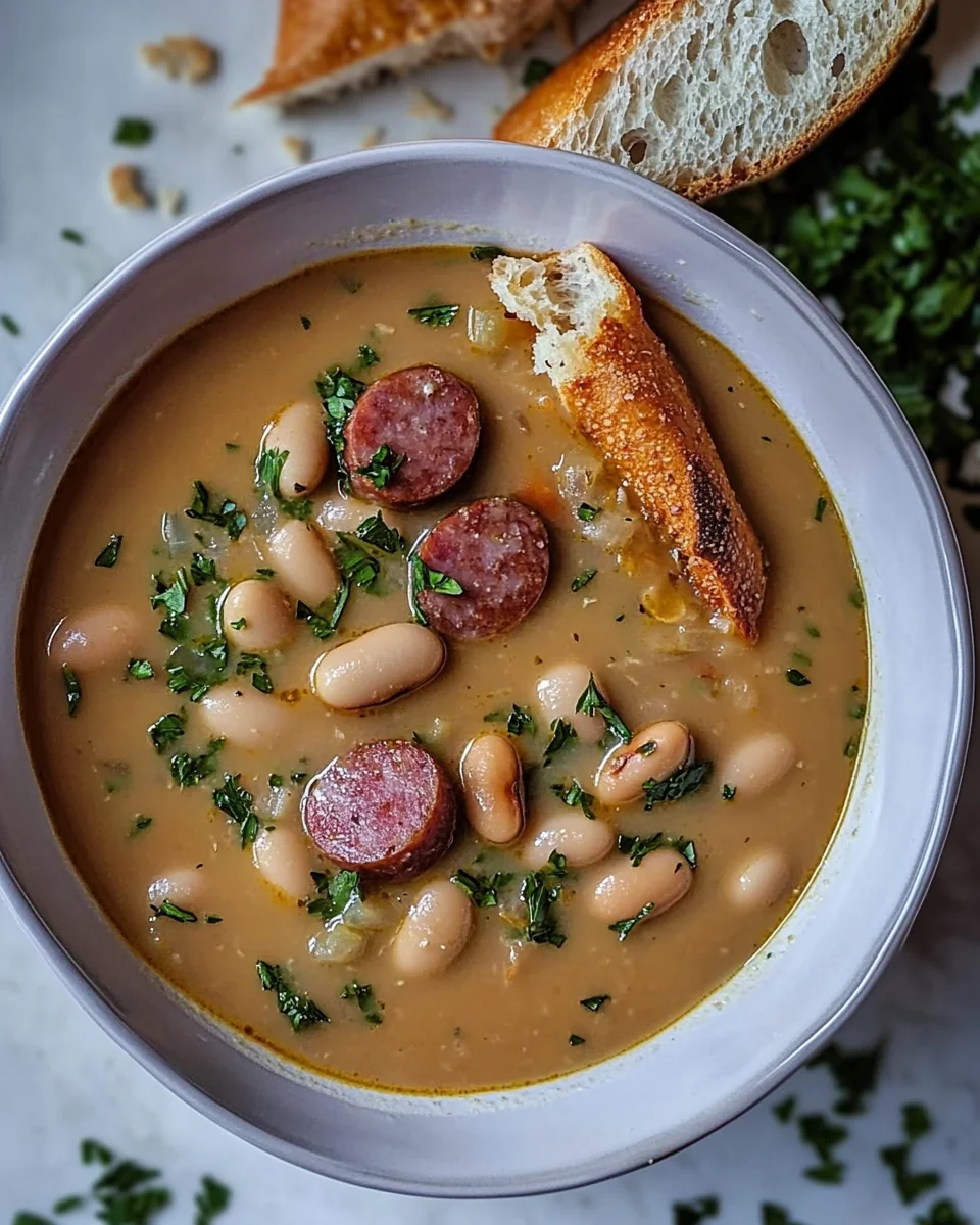 Creamy Bean Soup With Savory Kielbasa - additional image