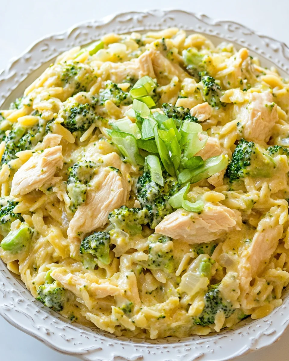 Creamy Chicken and Broccoli Orzo Casserole Delight - additional image