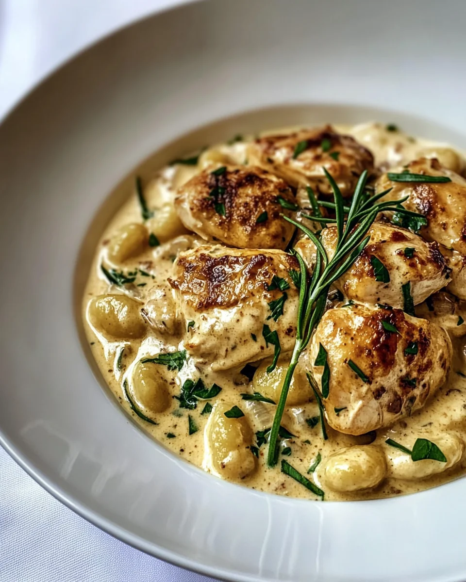 Creamy Chicken and Gnocchi Made Simple and Delicious