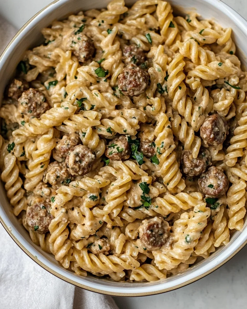 Creamy Homemade Italian Sausage Pasta