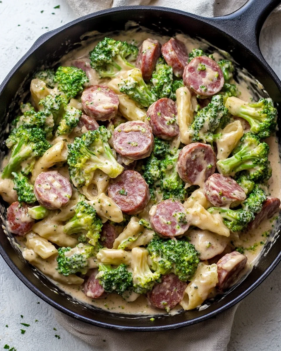 Creamy Broccoli Kielbasa Skillet Delight - additional image