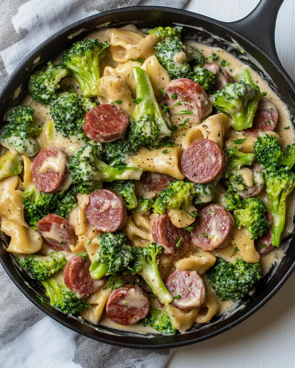 Creamy Broccoli Kielbasa Skillet Delight - additional image