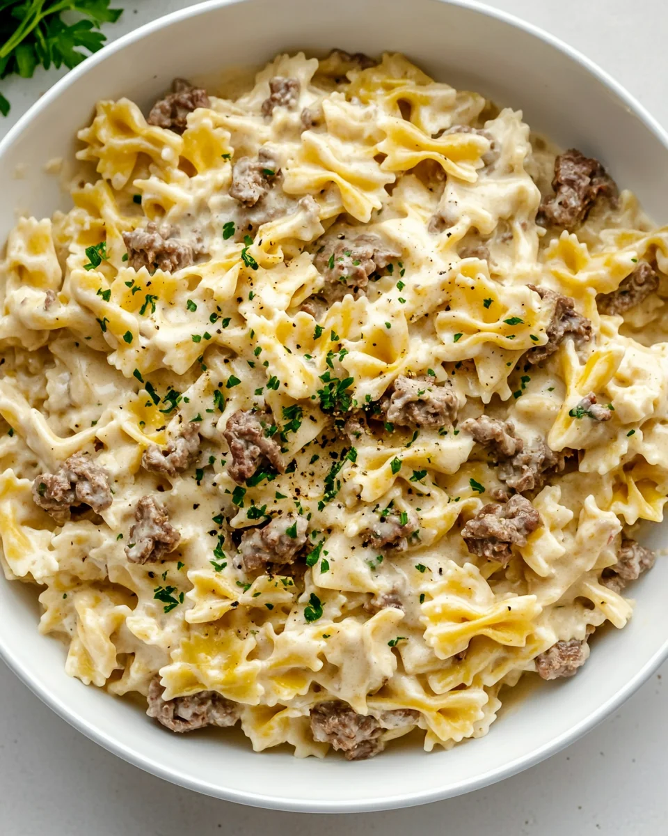 Creamy Homemade Ranch Beef Pasta - additional image