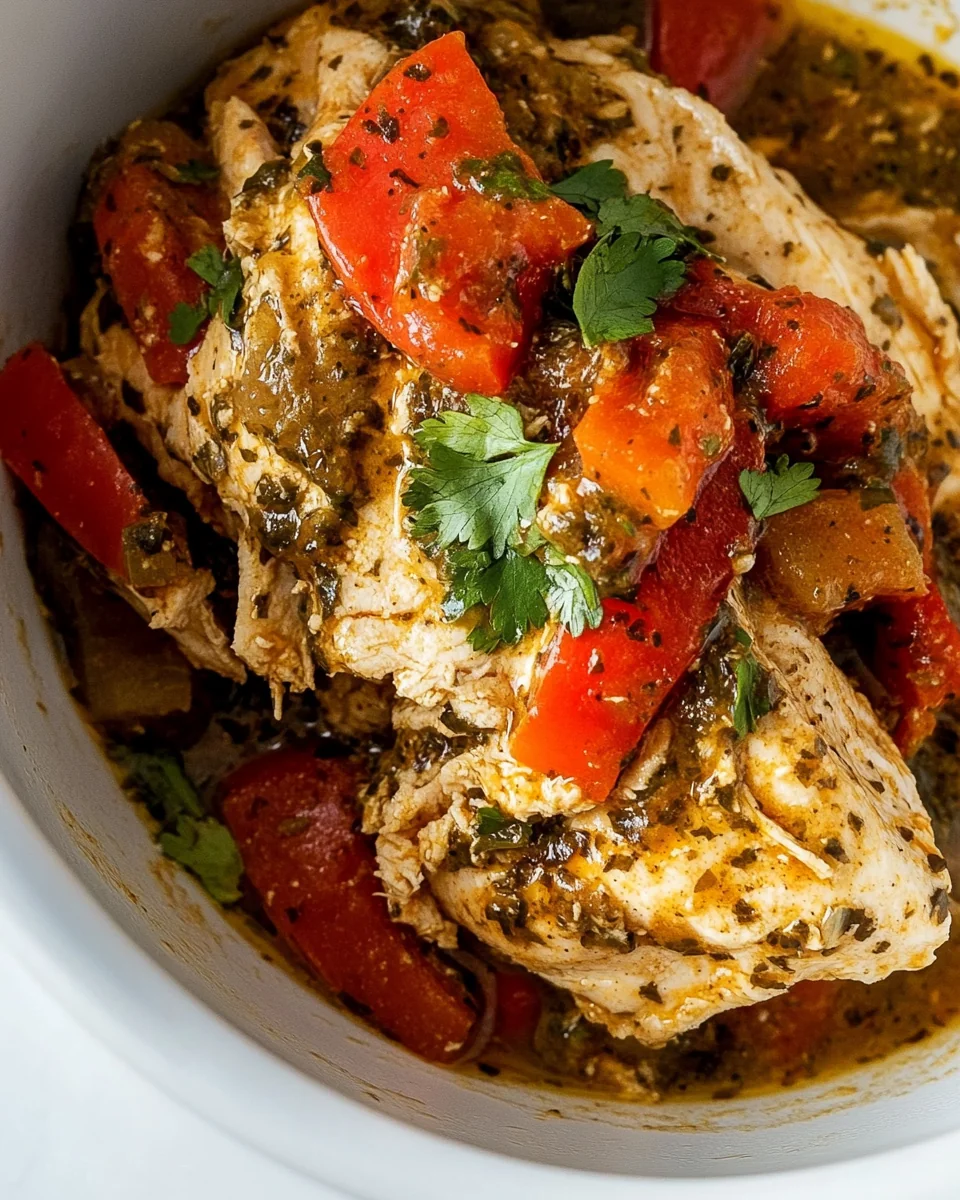 Simple Crockpot Salsa Verde Chicken Recipe - additional image