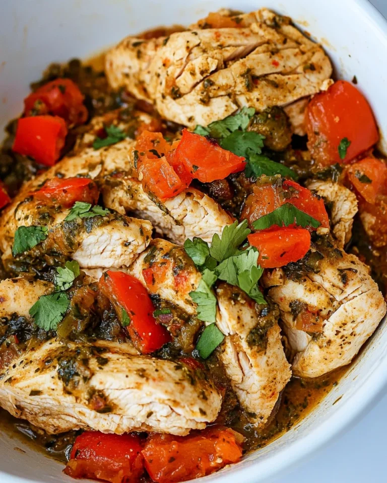 Simple Crockpot Salsa Verde Chicken Recipe