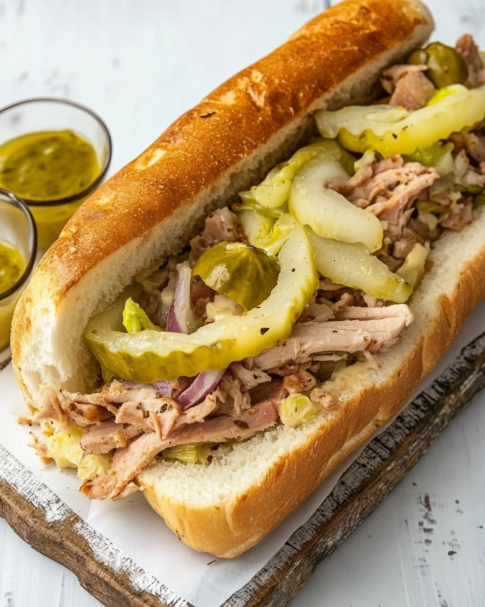 Simple Cuban Chopped Grinder Sandwich - additional image