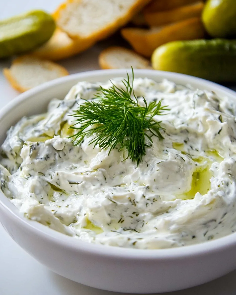 Creamy Dill Pickle Spread For A Delicious Snack - additional image
