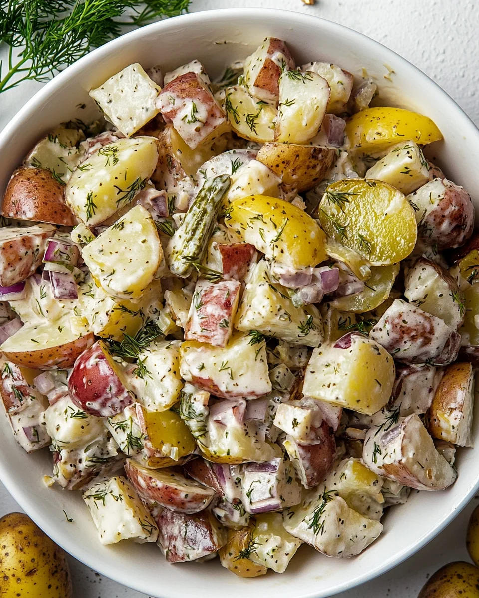 Fresh Dill Pickle Roasted Potato Salad - additional image