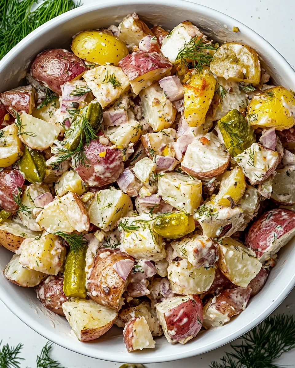 Fresh Dill Pickle Roasted Potato Salad - additional image