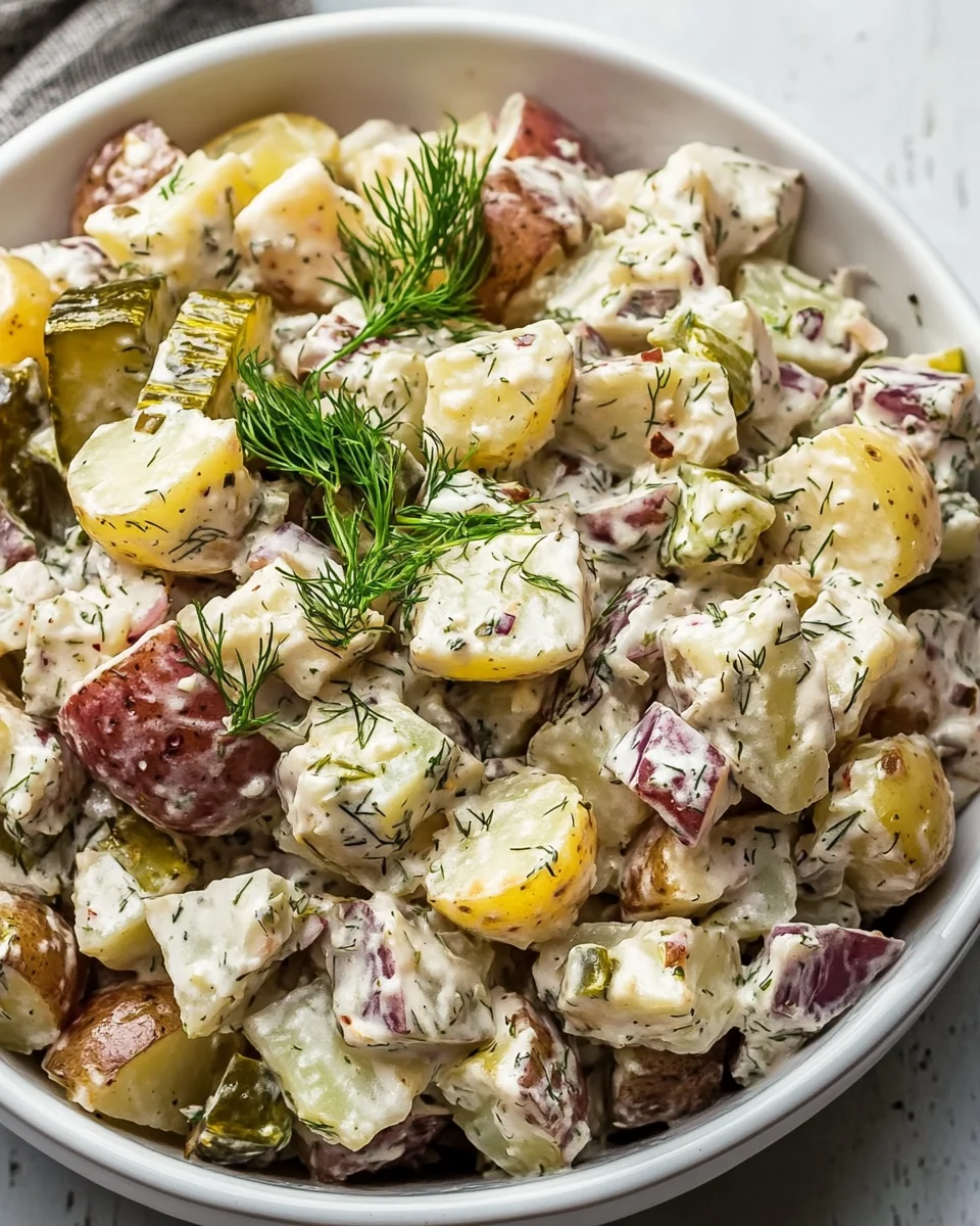 Fresh Dill Pickle Roasted Potato Salad - additional image