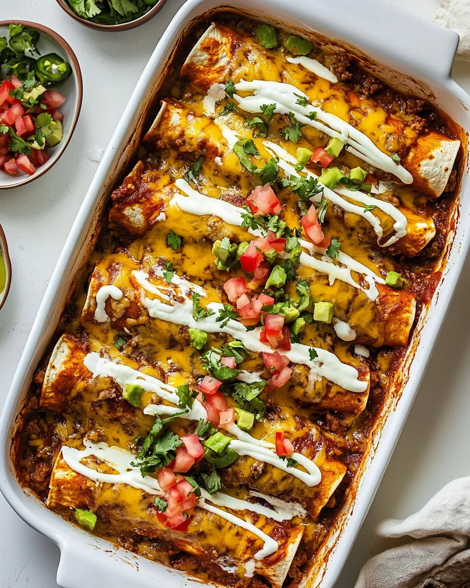 Simple Beef Enchiladas Made From Scratch - additional image
