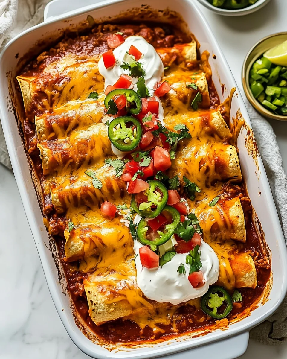 Simple Beef Enchiladas Made From Scratch - additional image