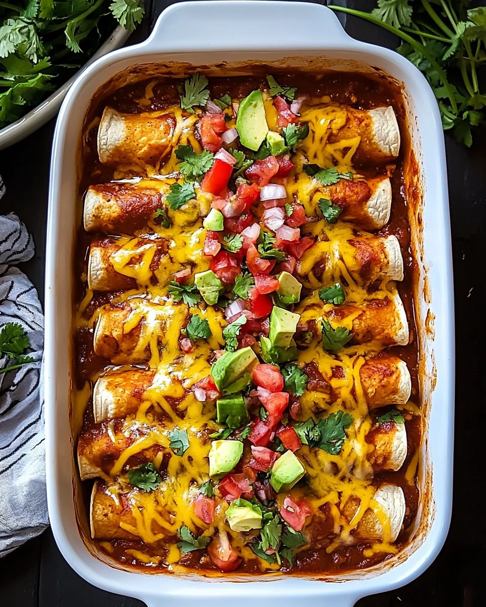 Simple Beef Enchiladas Made From Scratch