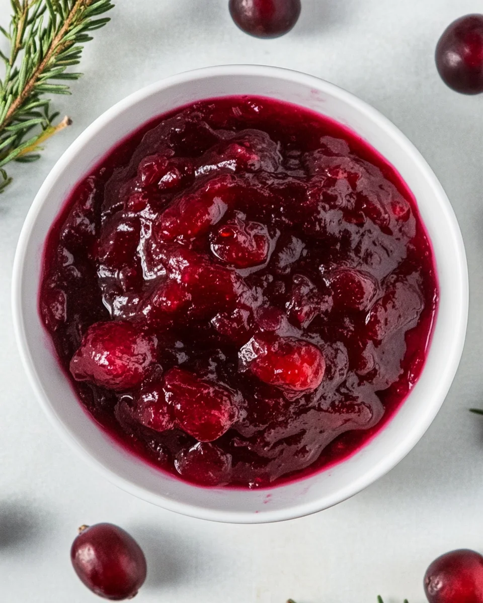 Simple Homemade Cranberry Sauce - additional image