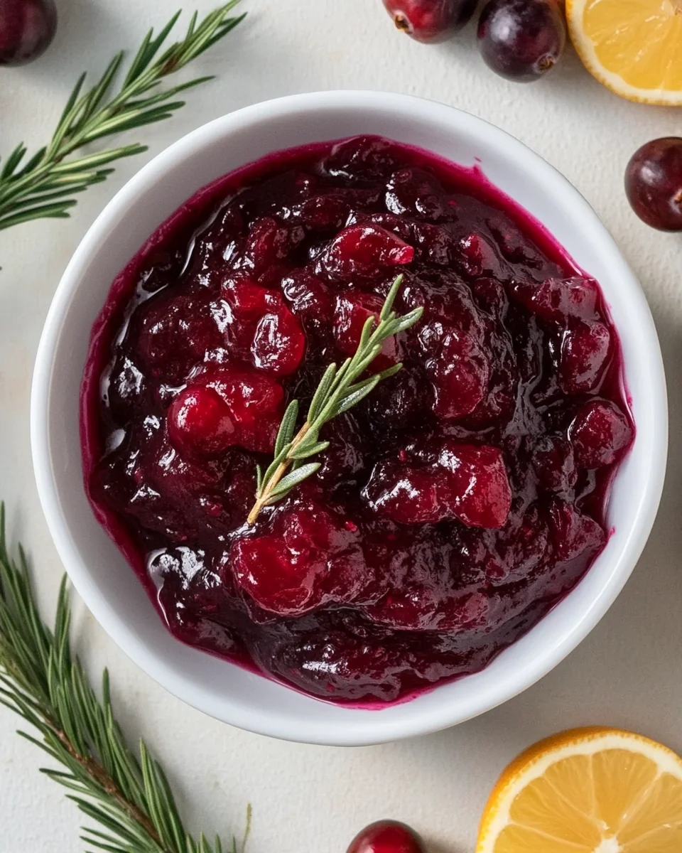 Simple Homemade Cranberry Sauce - additional image