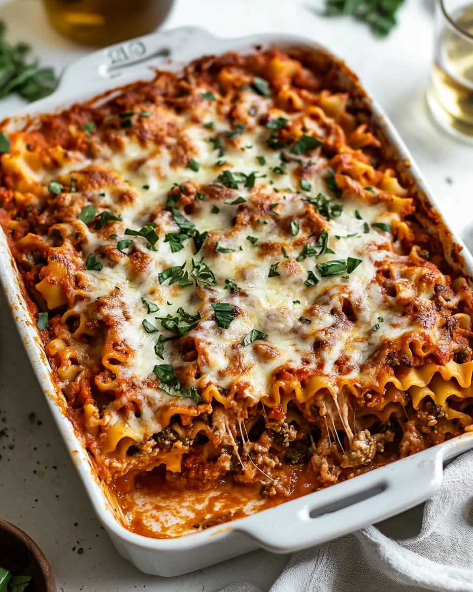 Simple Lasagna Casserole Delight - additional image