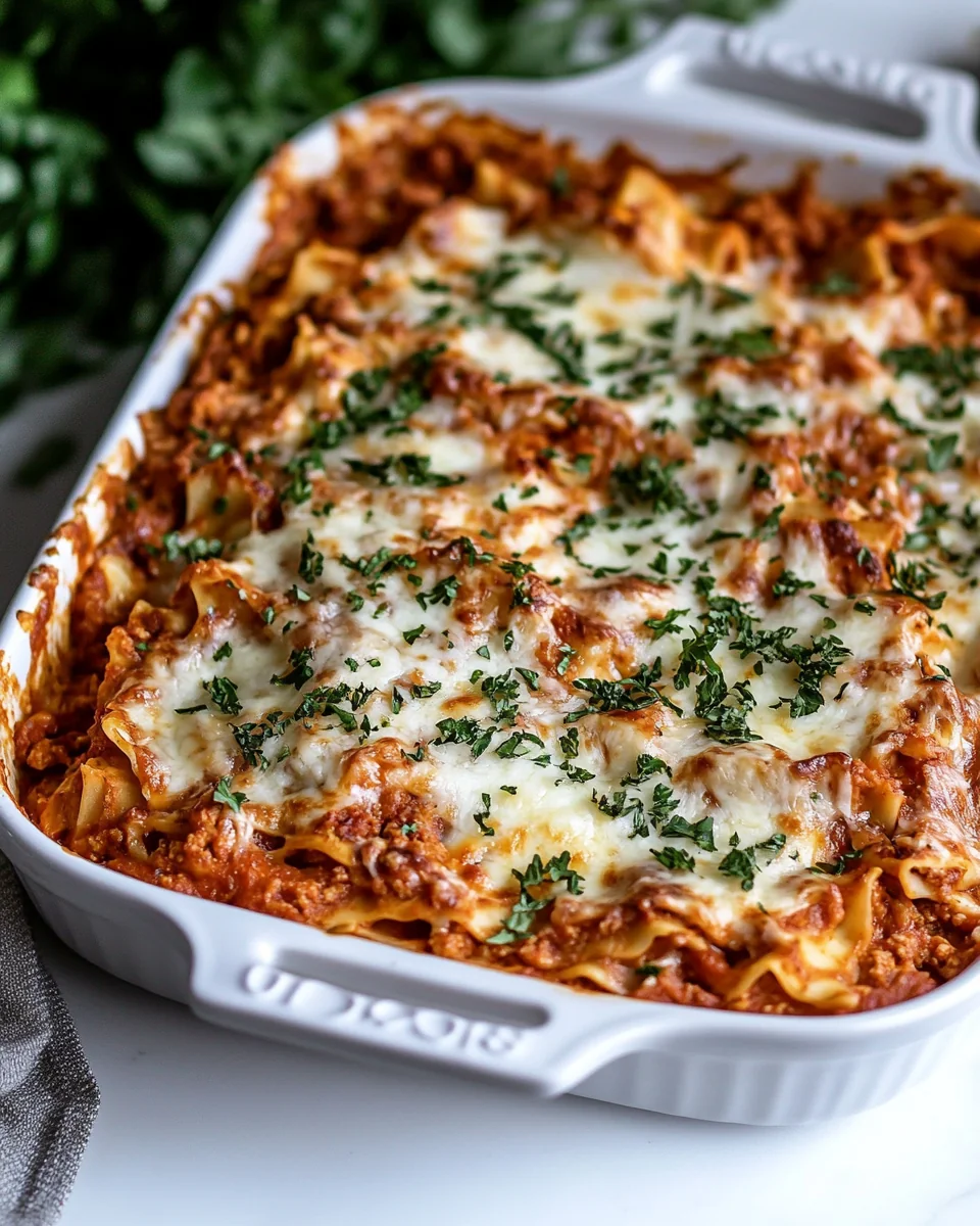 Simple Lasagna Casserole Delight - additional image