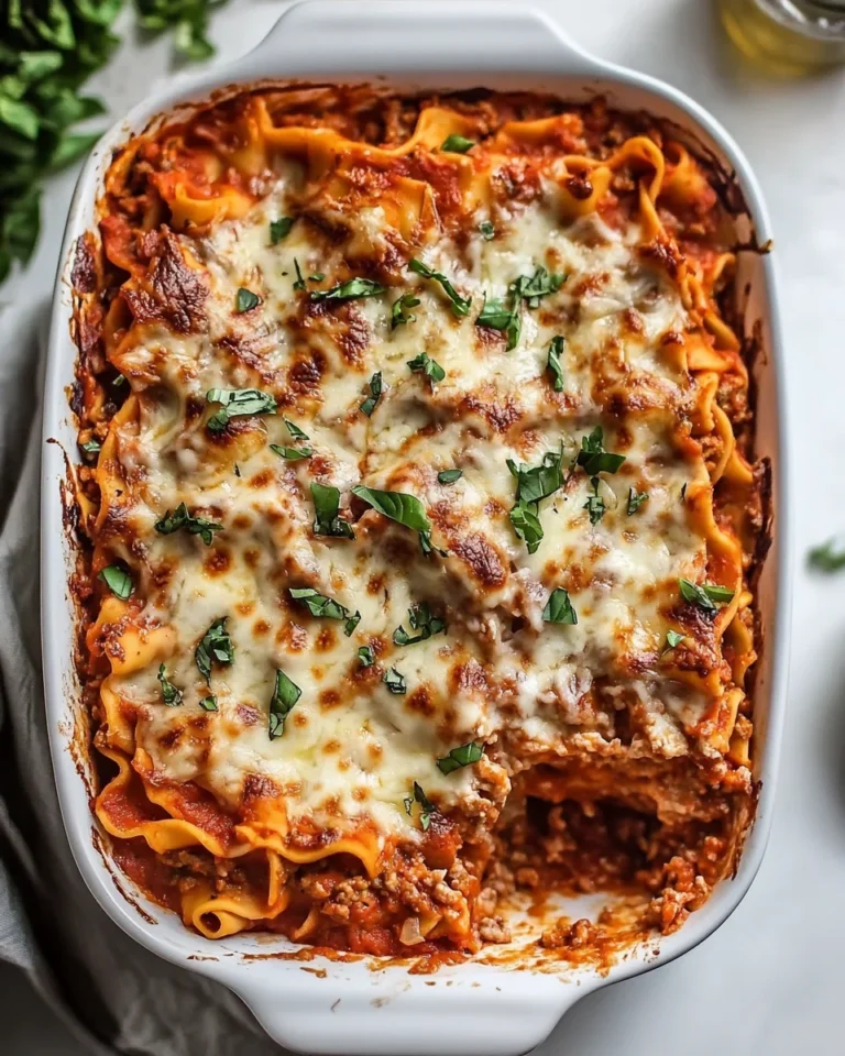 Simple Lasagna Casserole Delight
