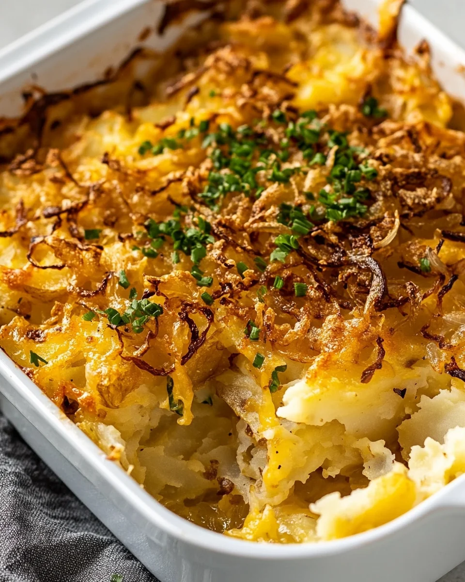 Classic French Onion Funeral Potatoes Recipe - additional image