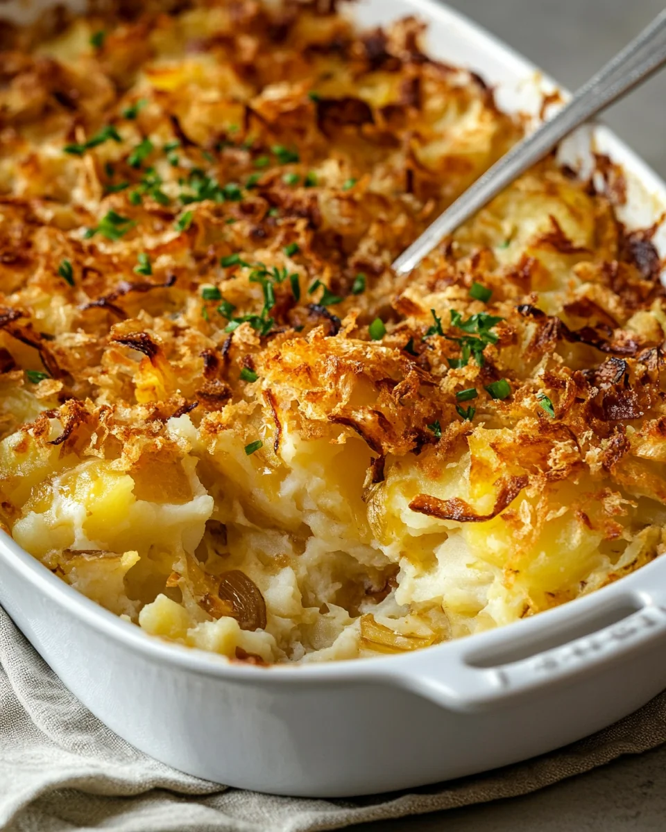 Classic French Onion Funeral Potatoes Recipe - additional image