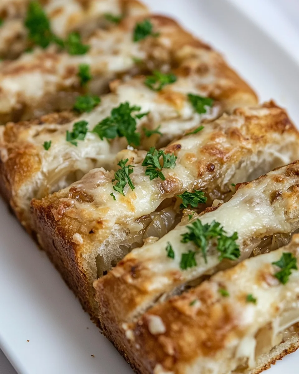 Savory French Onion Garlic Bread Recipe - additional image