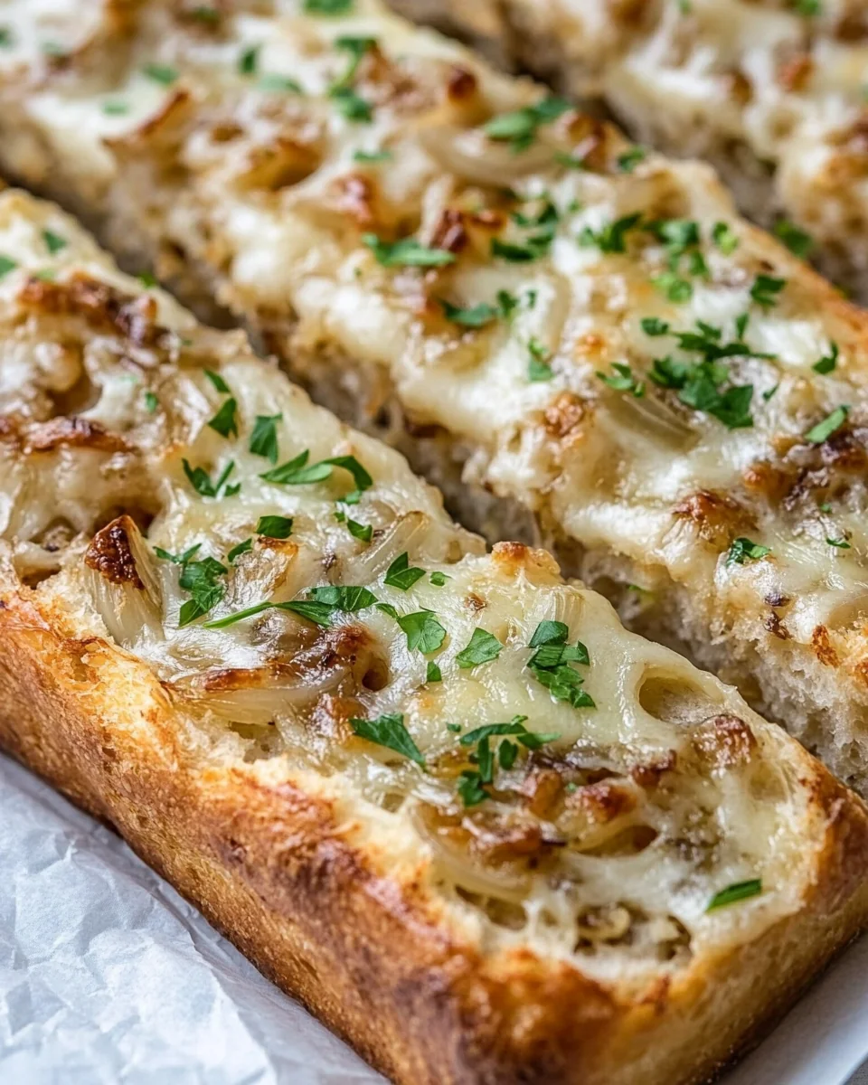 Savory French Onion Garlic Bread Recipe - additional image