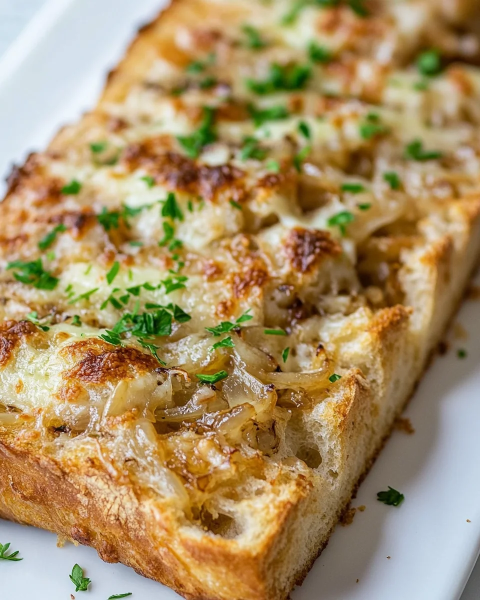 Savory French Onion Garlic Bread Recipe - additional image