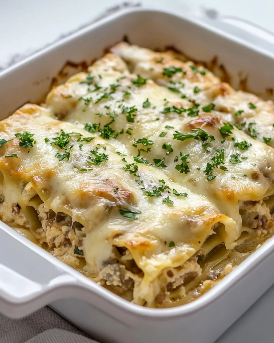 Savory French Onion Lasagna Roll Ups - additional image