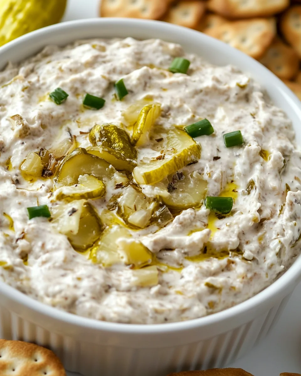Simple French Onion Pickle Dip - additional image