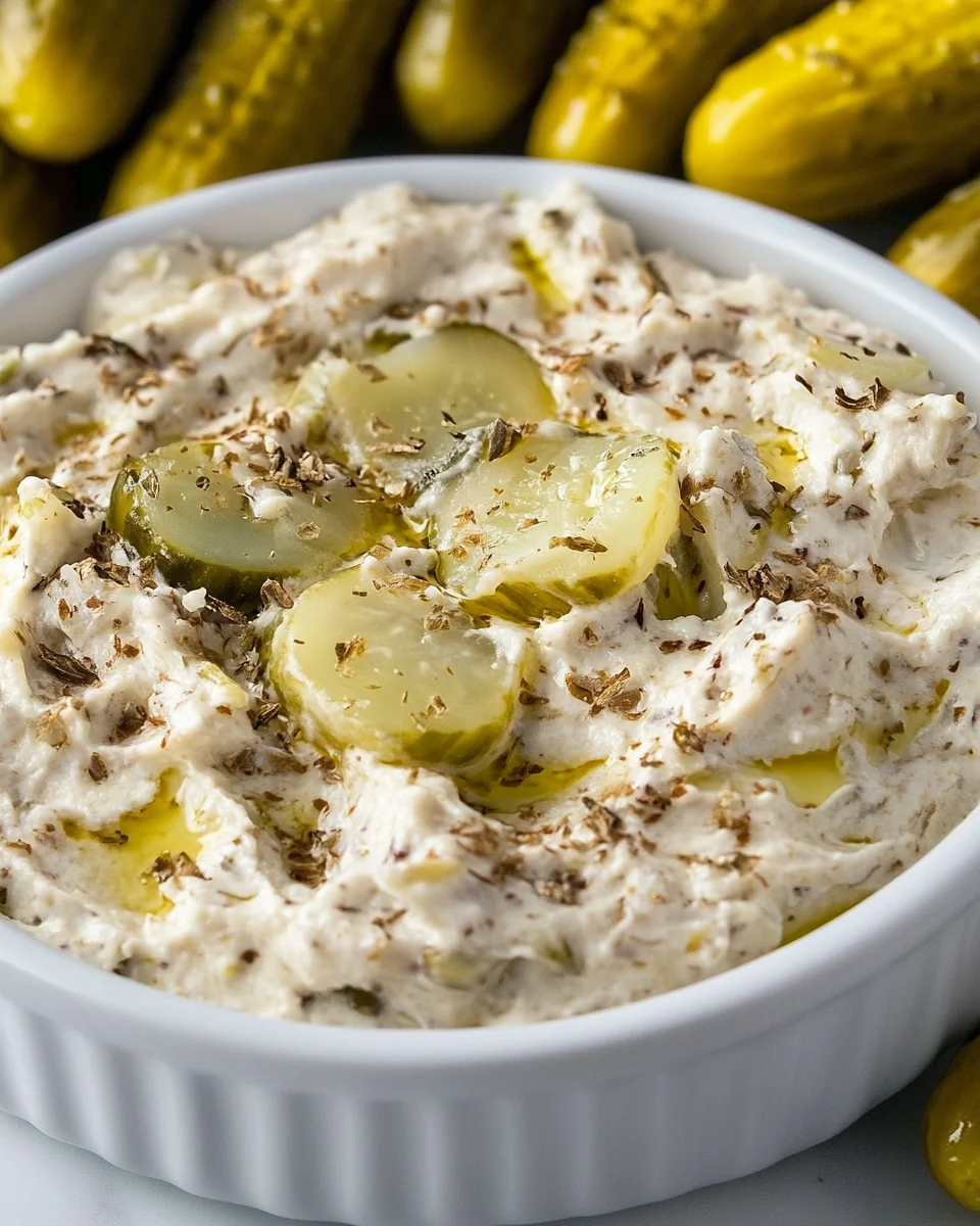 Simple French Onion Pickle Dip - additional image