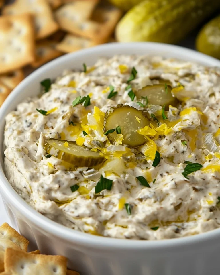 Simple French Onion Pickle Dip