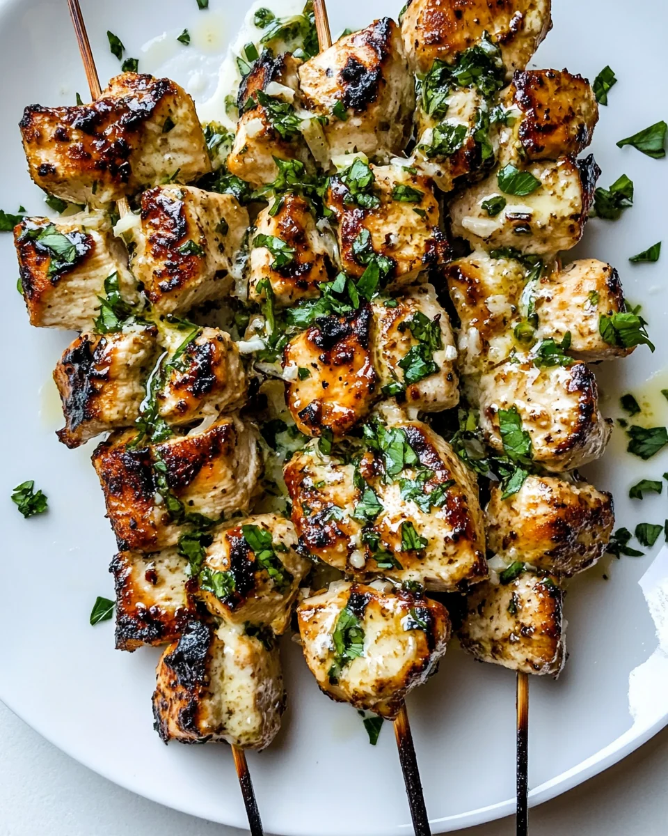 Garlic Parmesan Chicken Skewers: Simple and Delicious Grilled Treats - additional image