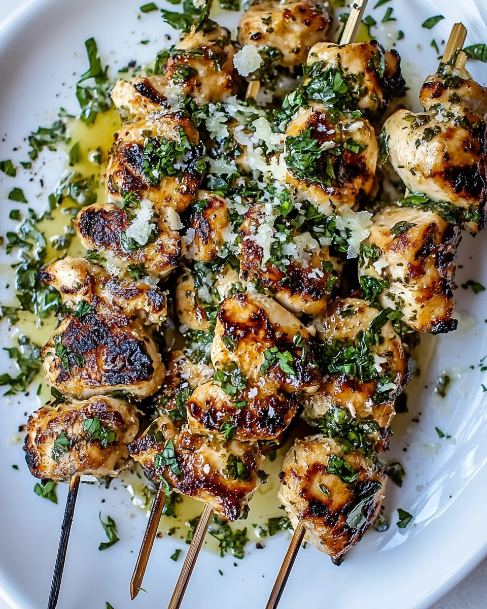 Garlic Parmesan Chicken Skewers: Simple and Delicious Grilled Treats - additional image