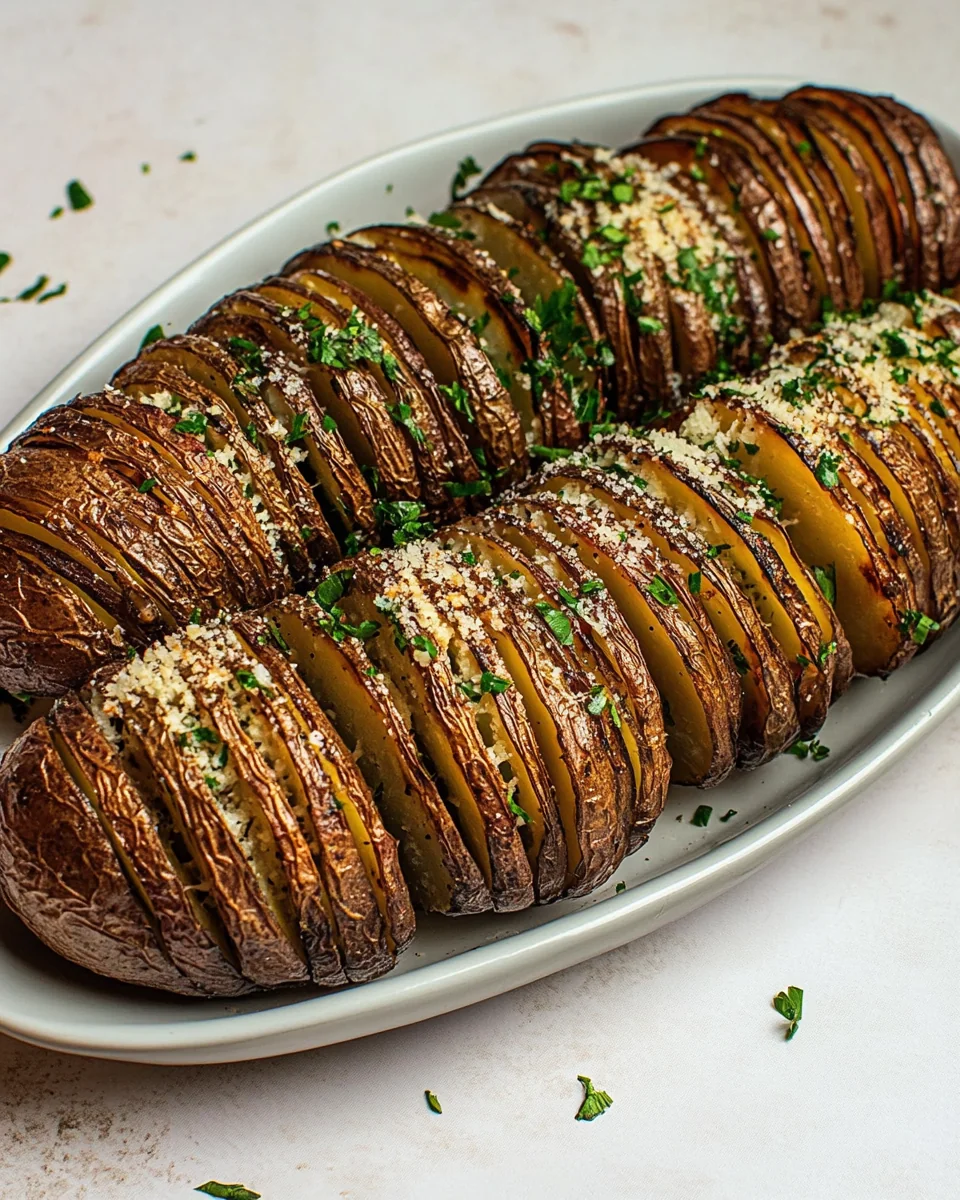Garlic Parmesan Hasselback Potatoes Made Simple and Delicious - additional image