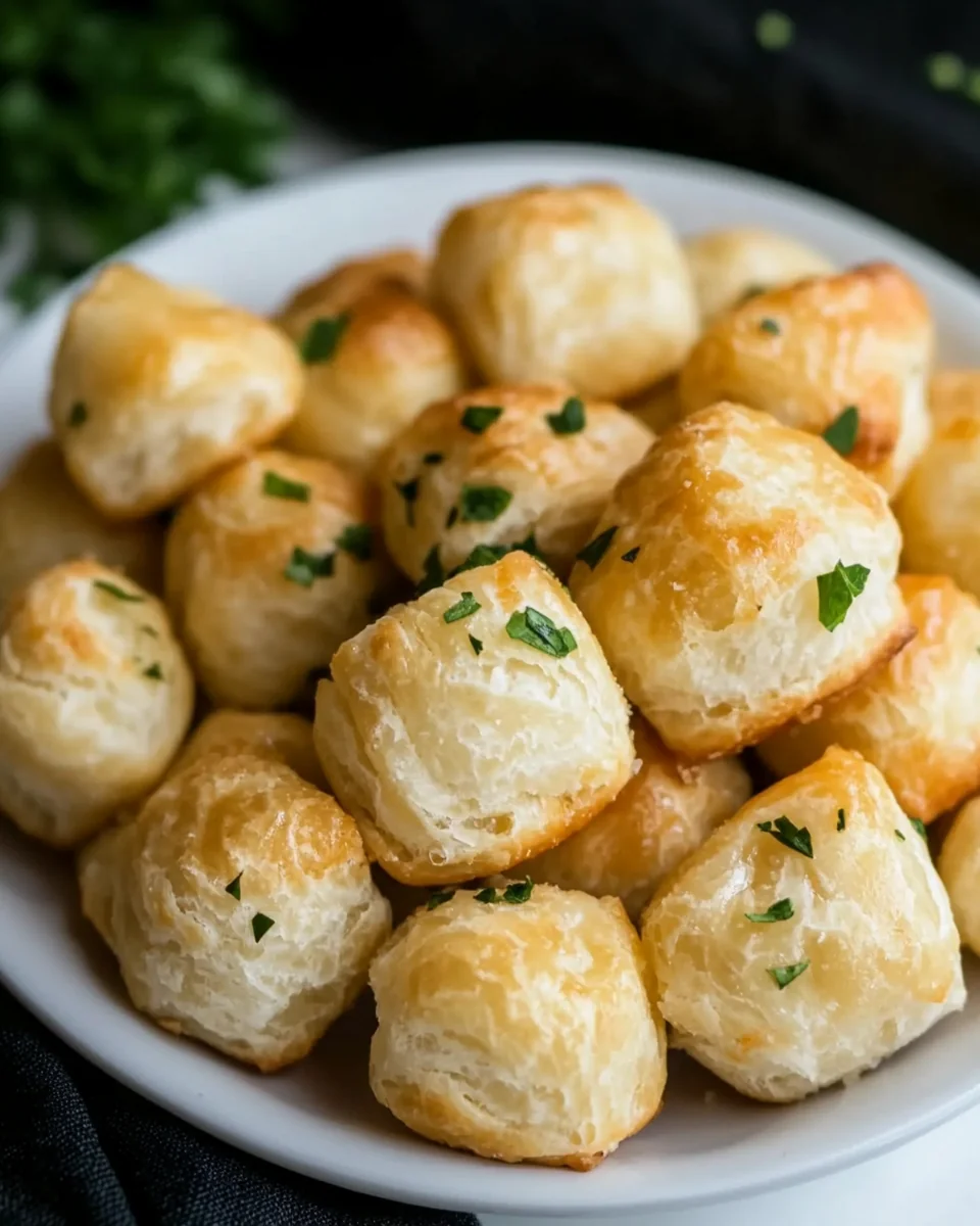 Savory Garlic Parmesan Puffs Made From Scratch