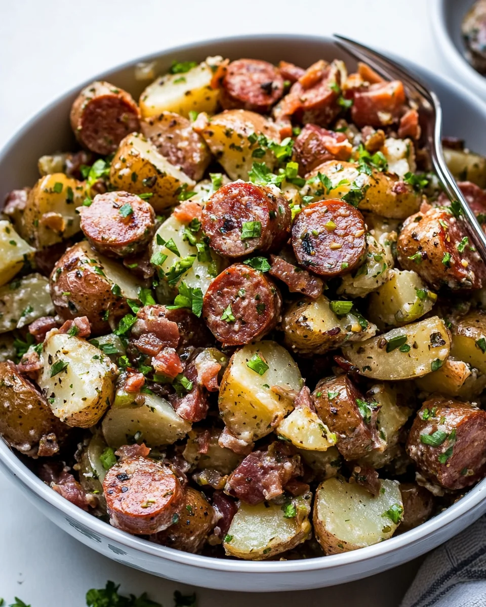 Simple German Potato Salad With Kielbasa - additional image