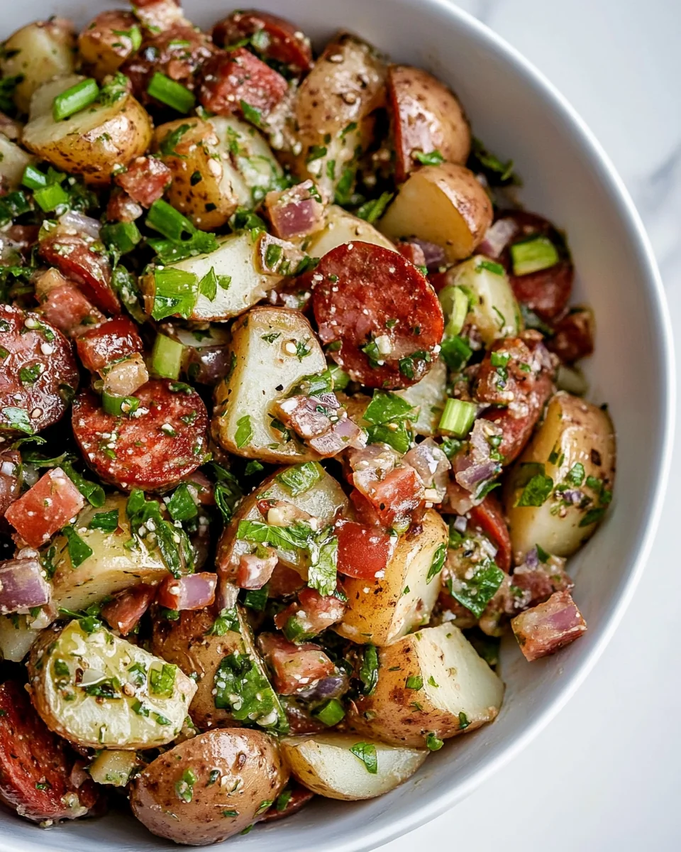 Simple German Potato Salad With Kielbasa - additional image