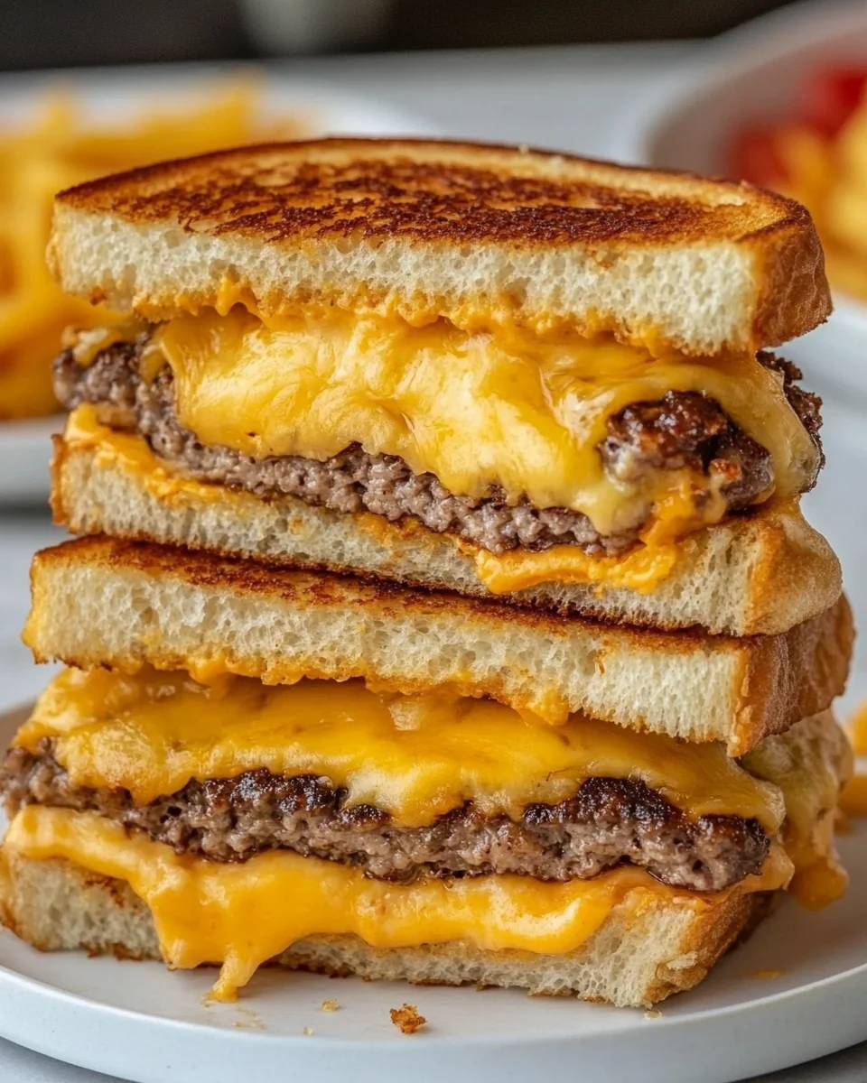 Perfect Grilled Cheese Burgers - additional image